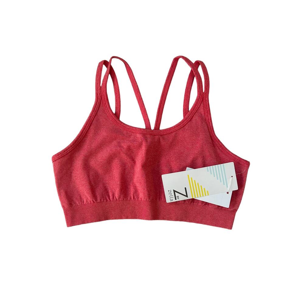 NEW Zella Pink Coral Bra size 14/16